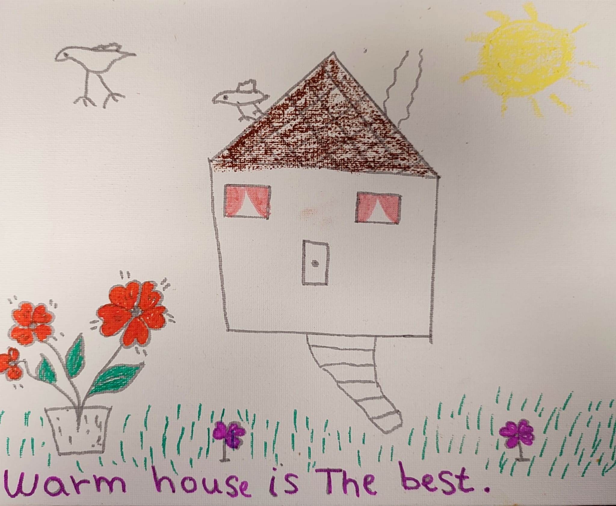 Happy Mum, Warm Home, Happy Family and No Stress