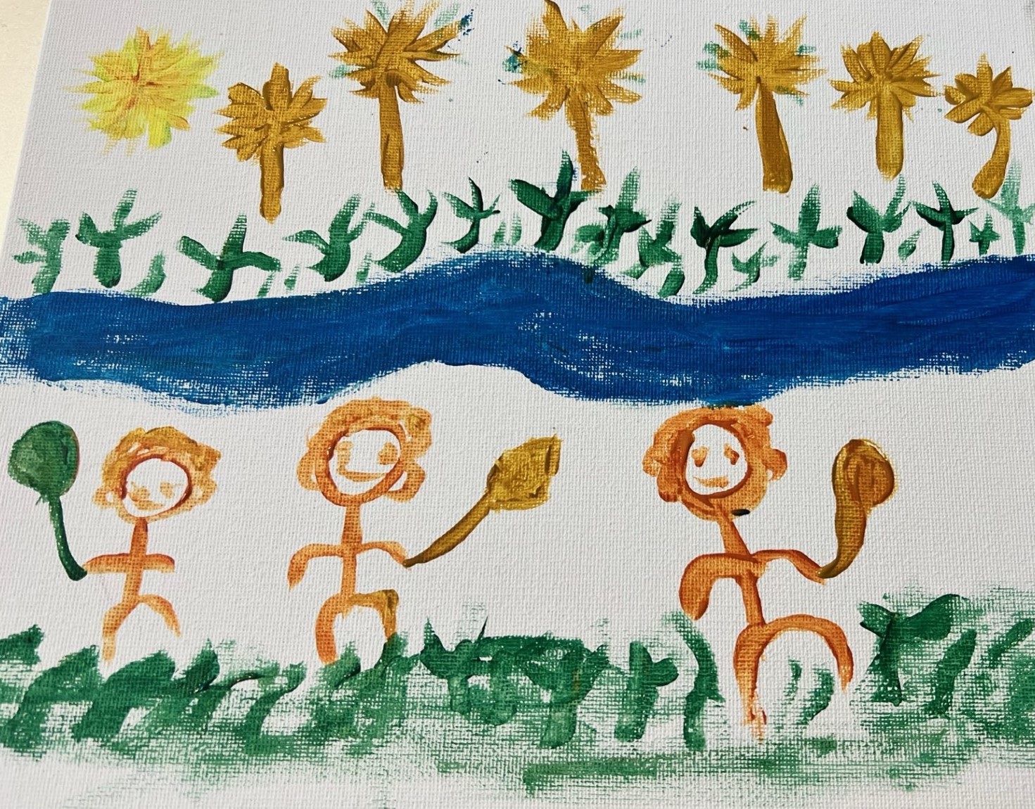 Me and my children in Sudan playing by the River Nile