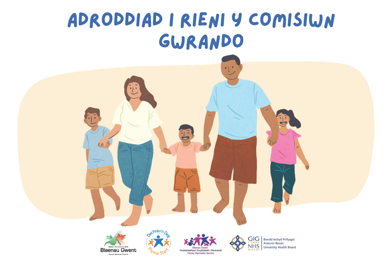 Adroddiad i Rieni Y Comisiwn Gwrando website banner